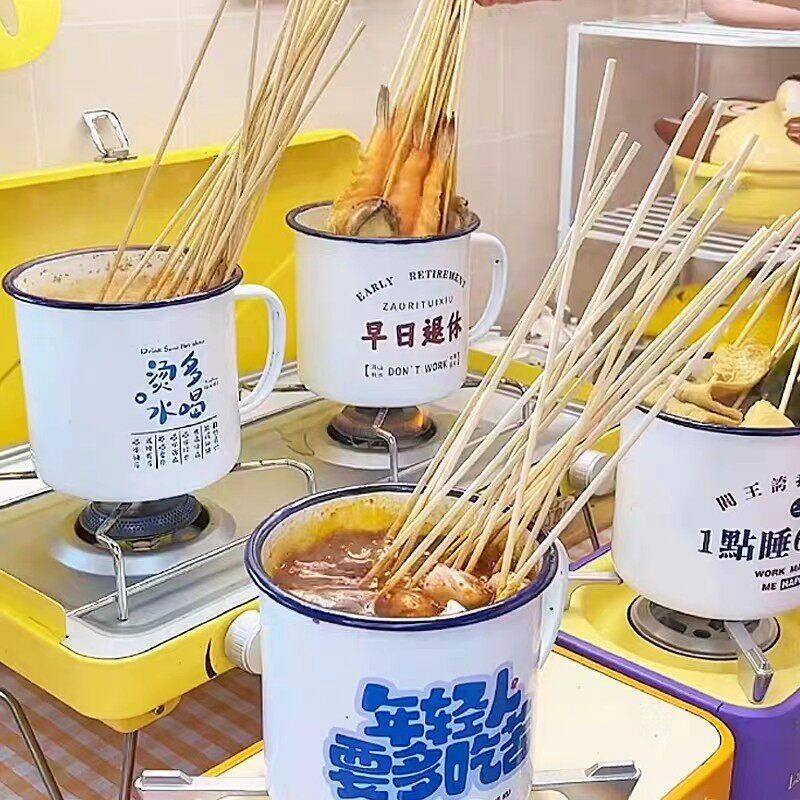 噗噗叽叽唧唧同款麻辣串毛肚涮肚锅鉢鉢鸡串串香小火锅噗叽串串杯