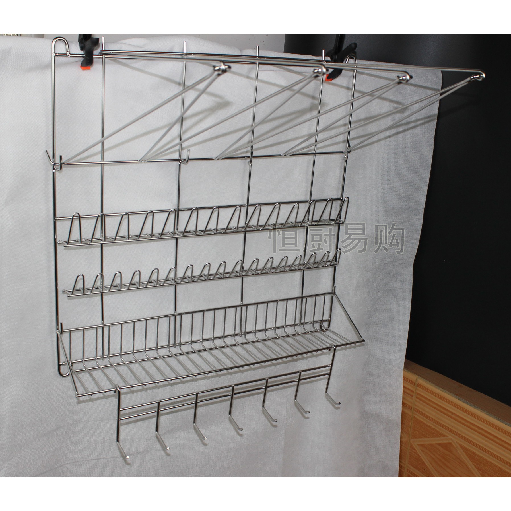 包邮不锈钢挤花袋晾干架烘焙器具蛋糕裱花袋裱花嘴晾晒架置物架