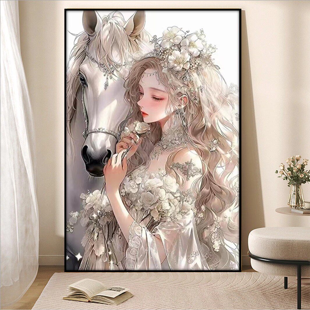 新款十二生肖钻石画高颜值轻奢满钻手工diy卡通钻石贴画新年礼物