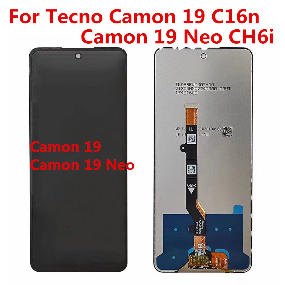适用于传音Tecno Camon 19屏幕总成Ci6i显示 CI6 19 Neo CH6i液晶