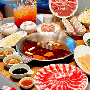 304火锅盆商用红汤鸳鸯锅网红锅凑凑锅不锈钢火锅贵州酸汤火锅锅