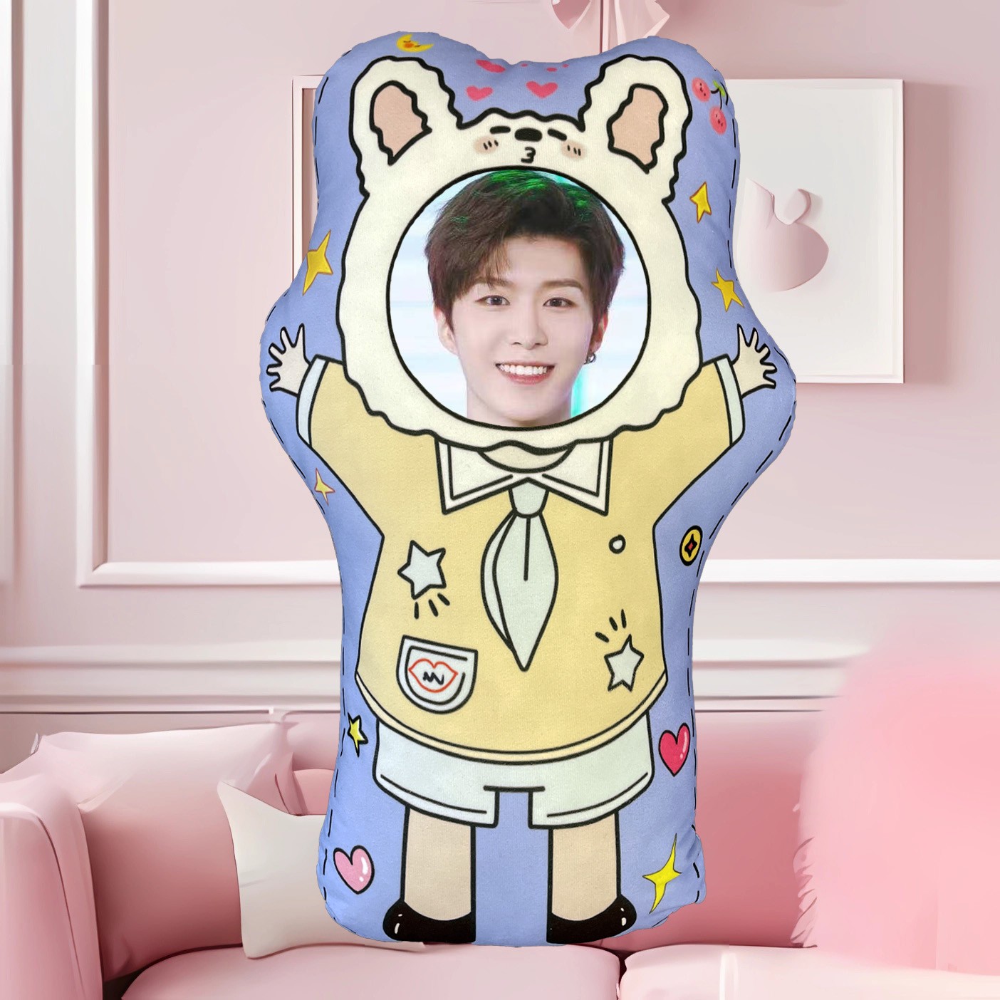 范丞丞异形抱枕双面定制装饰卧室女学生宿舍送人生日礼物可爱玩偶