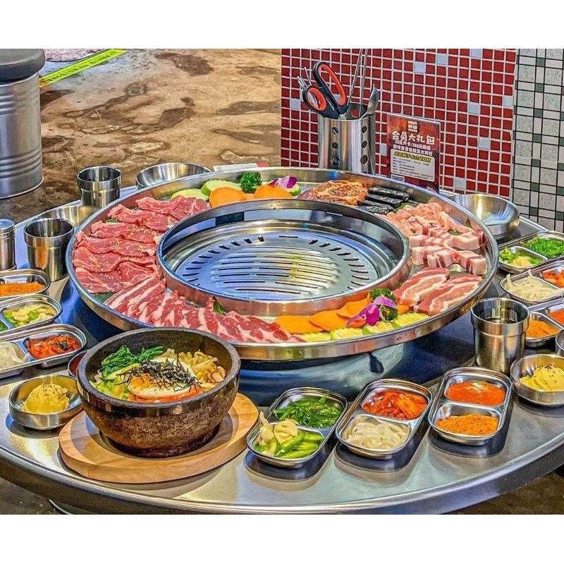 呼啦圈 烤肉店圆形托盘火锅店圆形摆盘子,厨房/烹饪用具,配菜/备菜盘,淘宝优惠券,粉丝福利购,淘宝优惠卷