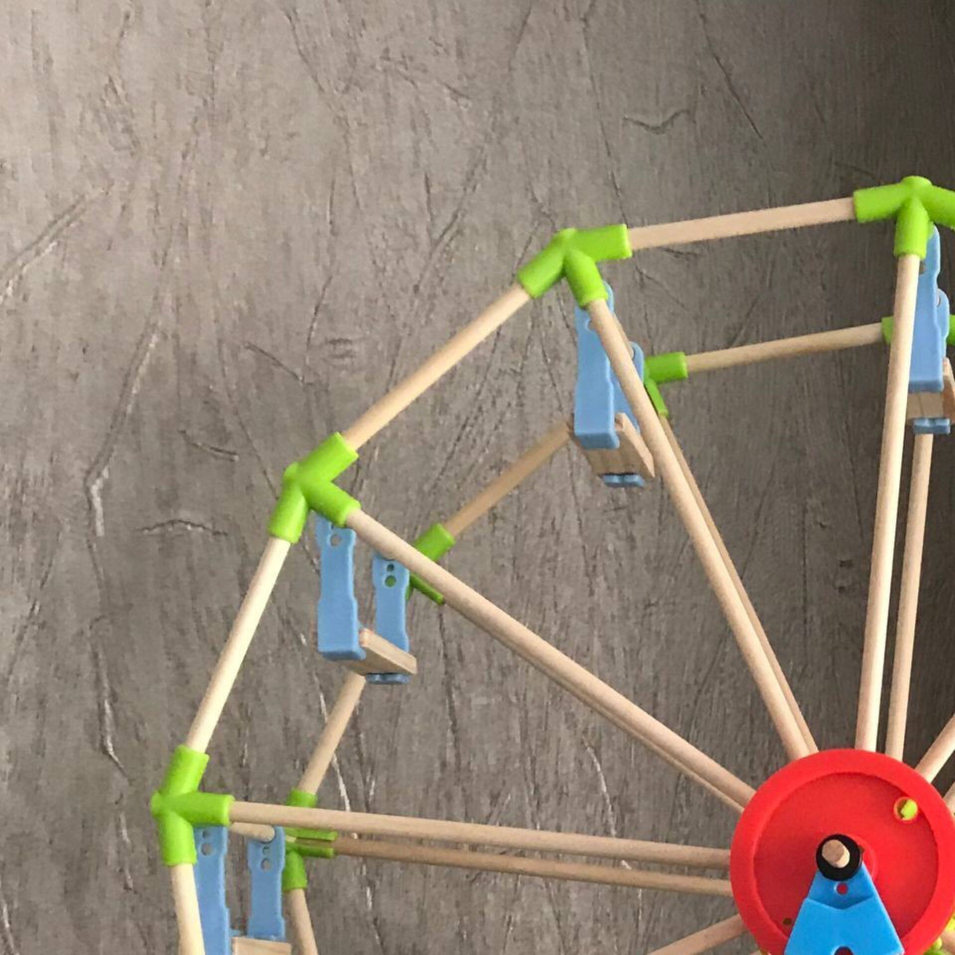 自制摩天轮模型科技手工小制作小发明diy材料创新科学实验玩具