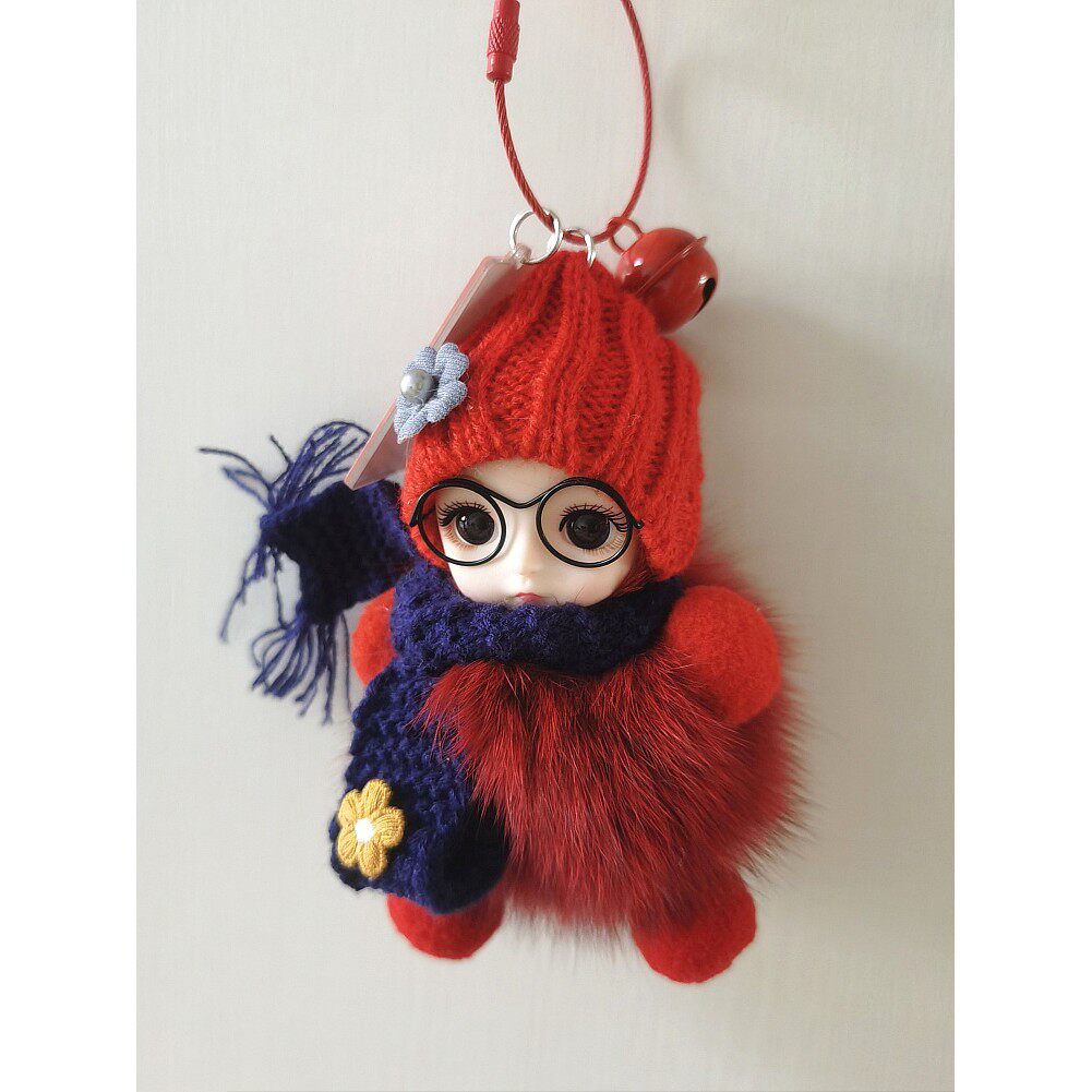 教师节送老师创意礼物卡通汽车钥匙扣节日礼品毛绒个性可爱包挂件