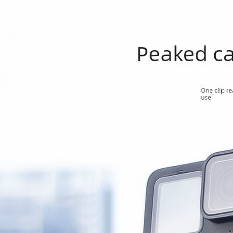 适用于gopro/AcePro/X3/ONE RS运动相机帽夹背夹简易型固定帽夹