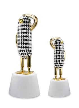 HopeBird 希望鸟敬礼企鹅展厅桌面现代简约客厅装饰创意软装摆件