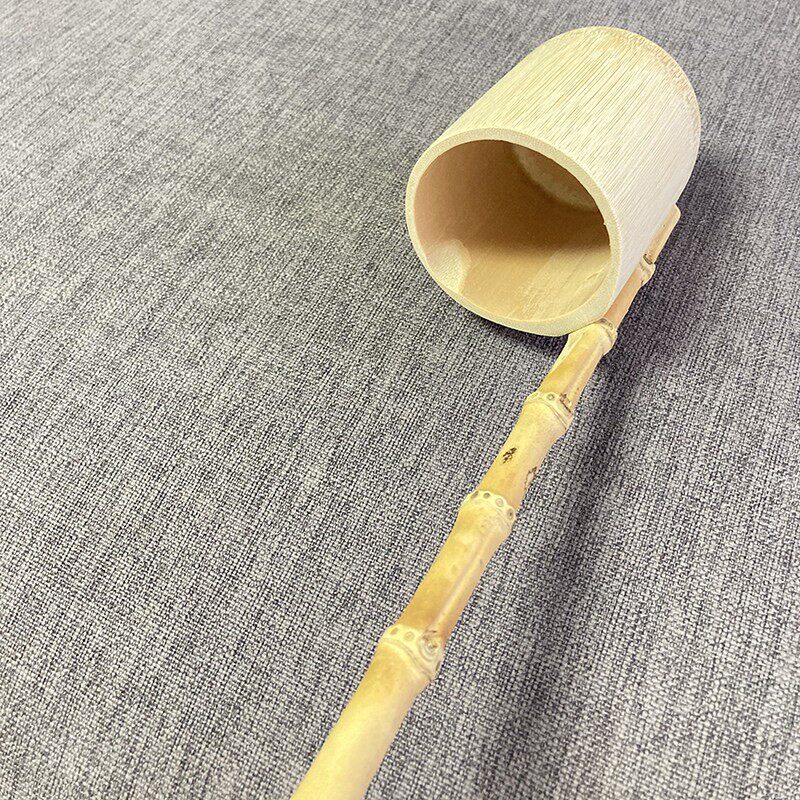 手工竹制酒提子竹鞭直柄酒勺酒舀酱油勺定制长柄勺子无漆竹木水瓢