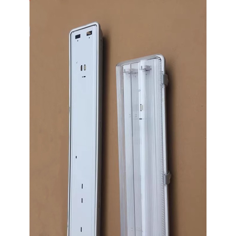 三防灯T8加宽15厘米日光灯管光源支架灯单管双管1.2米40WLED全套