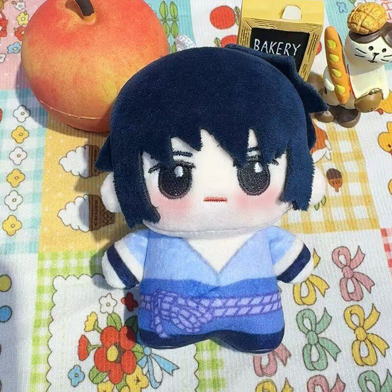 火影忍者周边同人鸣人佐助10cm棉花娃娃印花努努体玩偶同人挂件