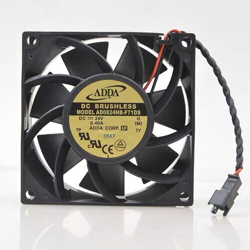 ADDA/协喜 8cm 8038 24V 0.40A AD0824HB-F71DS 变频器 散热风扇
