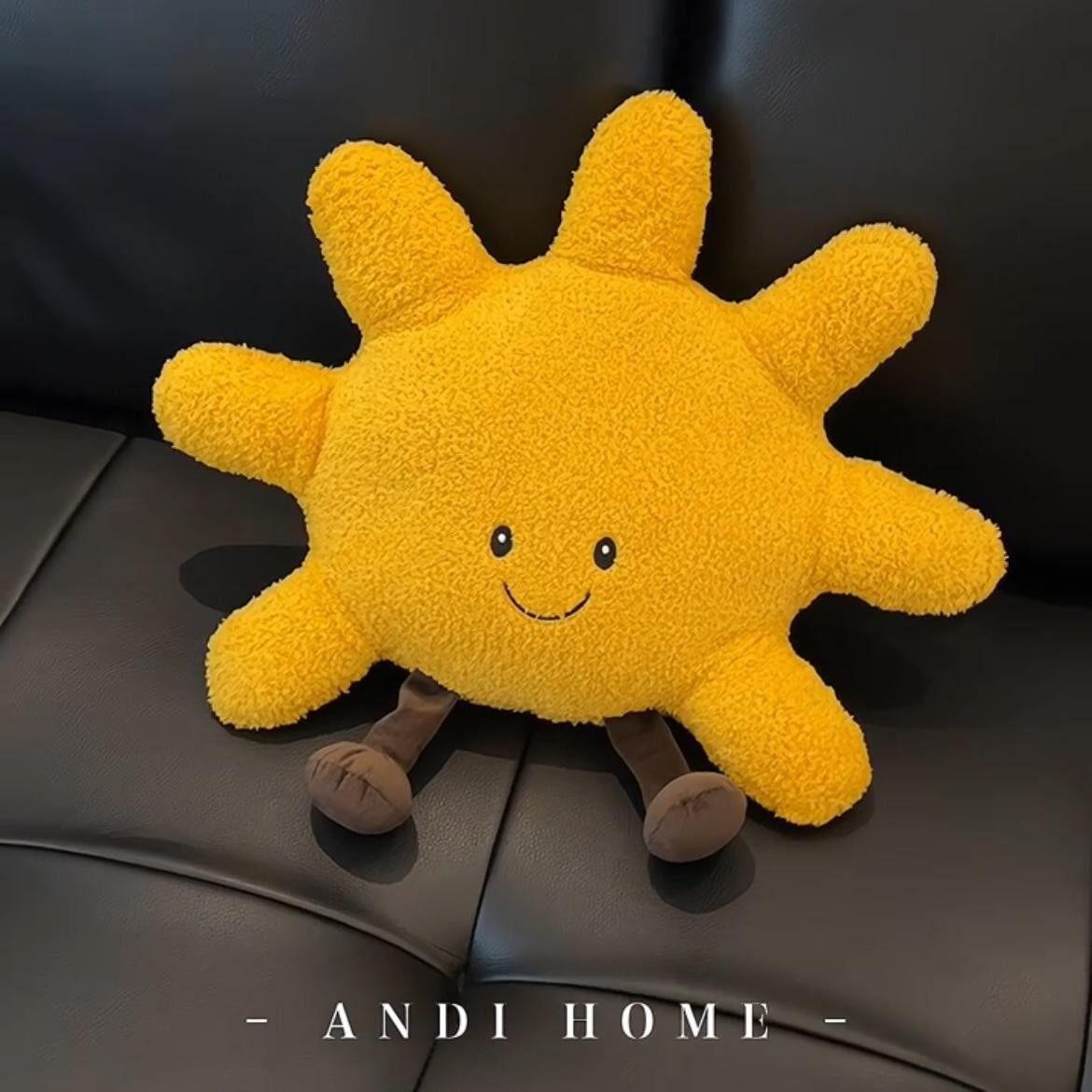 治愈系小太阳办公室抱枕女生睡觉专用家用座椅靠枕车载护腰靠垫枕