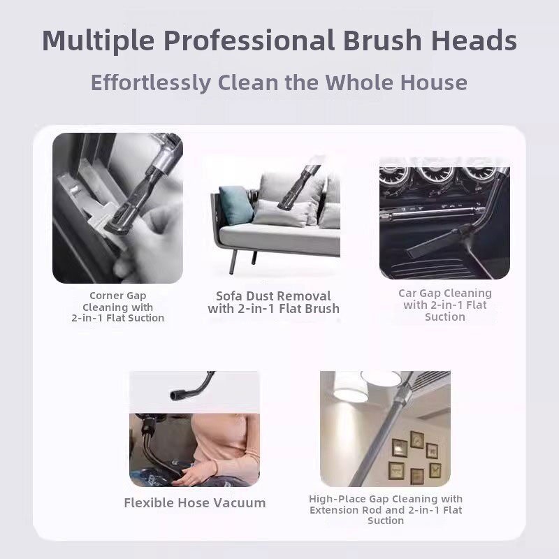 适配信社手持吸尘器配件A5吸头Z7电动地刷毛刷S7扁嘴软管充电器