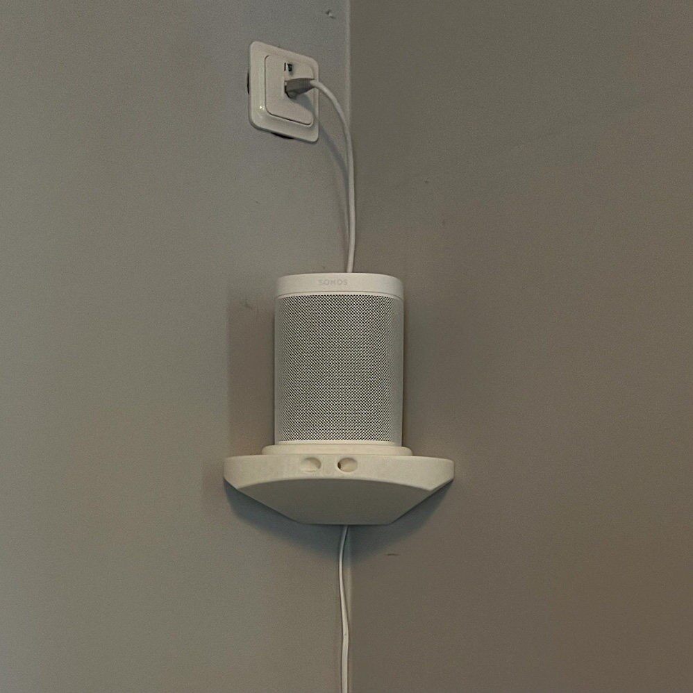Sonos play one play1墙角壁挂式支架托架挂架收纳层架