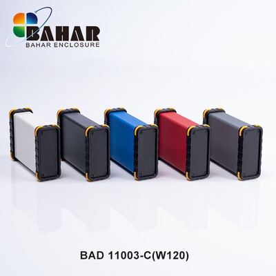 智能网关Iot物联网外壳铝型材金属屏蔽盒机箱巴哈尔壳体BAD11003