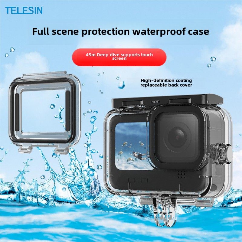 泰迅GoPro13/12/11/10防水壳全场景保护壳运动相机狗9潜水壳配件