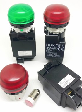 IDEC和泉YW1P-2EM42G  2EM42R 2EM42Y 2EM24S 2EM42PW指示灯220V