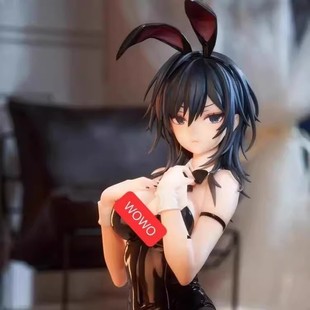 动漫模型雕像横山石见黑兔女郎桌面机箱摆件手办模型