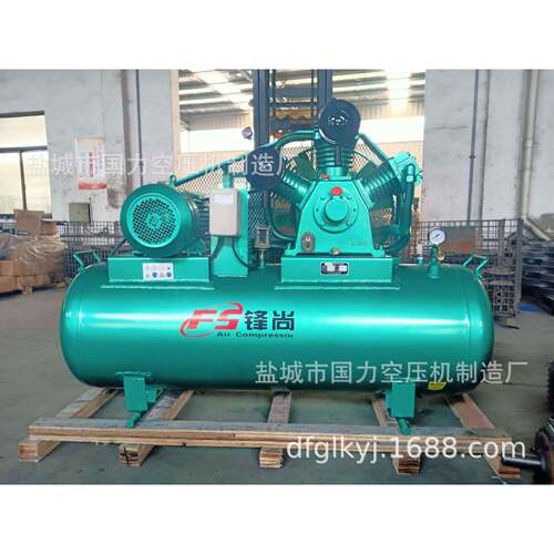 厂家直销W-1.6/10空压机-320L活塞皮带式空气压缩机