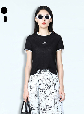 WZWJ/未知未觉2025春装新品T恤W514T11545