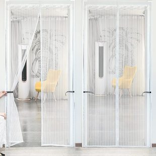 免打孔防蚊门帘卧室静音磁性加密家用纱门纱窗纱网纱窗自粘型通风
