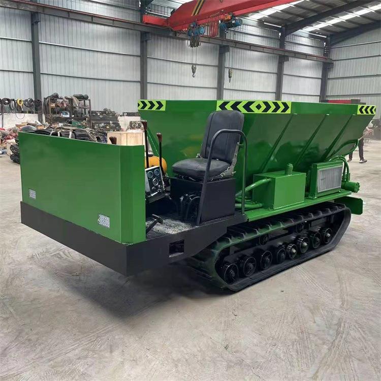 供应履带撒肥车3方自走式撒粪车果园撒粪机