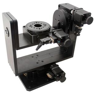 NT302WRA100M精密电动三维旋转台回转工作台步进俯仰台角位台