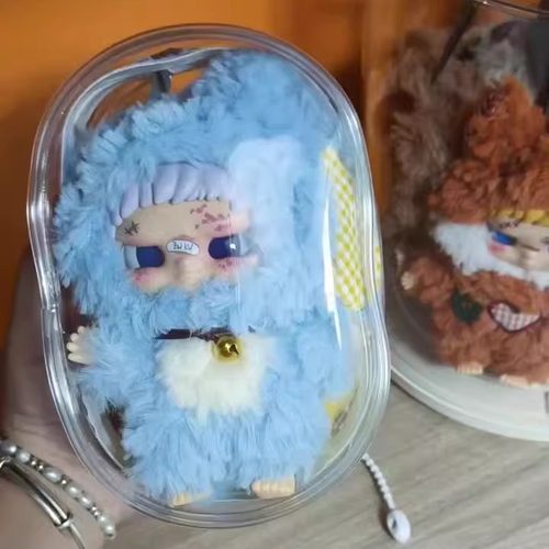 坏小孩娃包保护套18cm大号遛娃包娃娃公仔外出防尘收纳展示保护罩