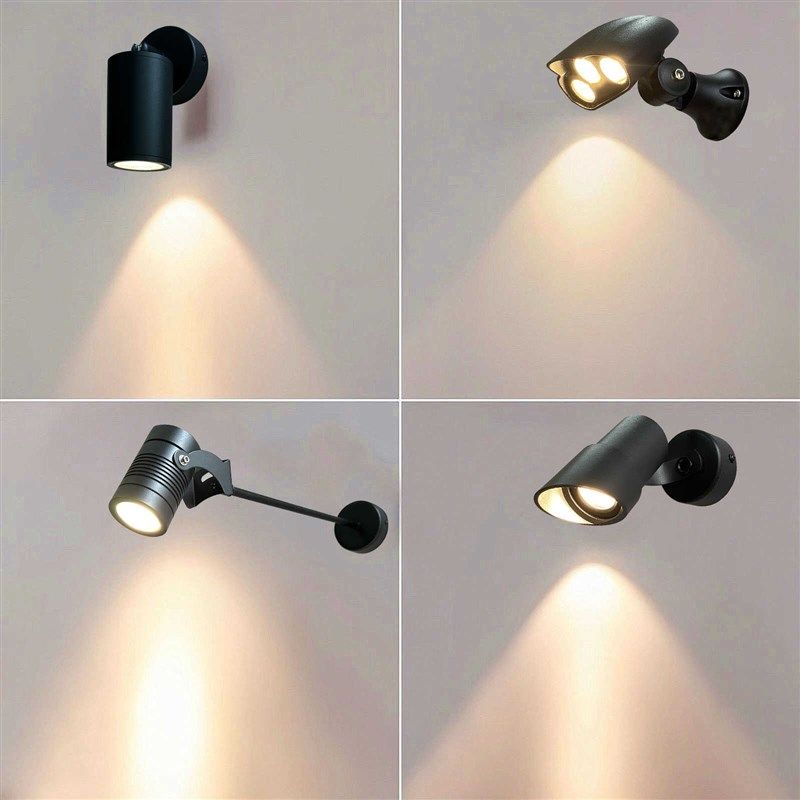 户外明装射灯防水led洗墙灯长臂杆外墙壁灯室外店铺广告招牌门头,家装灯饰光源,洗墙灯,淘宝优惠券,粉丝福利购,淘宝优惠卷