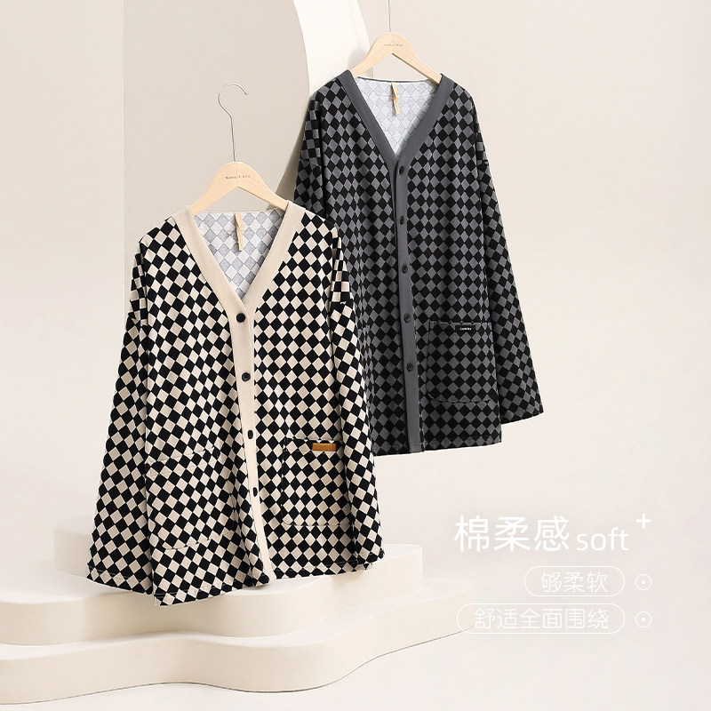 2023新款情侣睡衣女款春秋款秋季纯棉长袖男士家居服男款大码套装,女士内衣/男士内衣/家居服,睡衣/家居服套装,淘宝优惠券,粉丝福利购,淘宝优惠卷