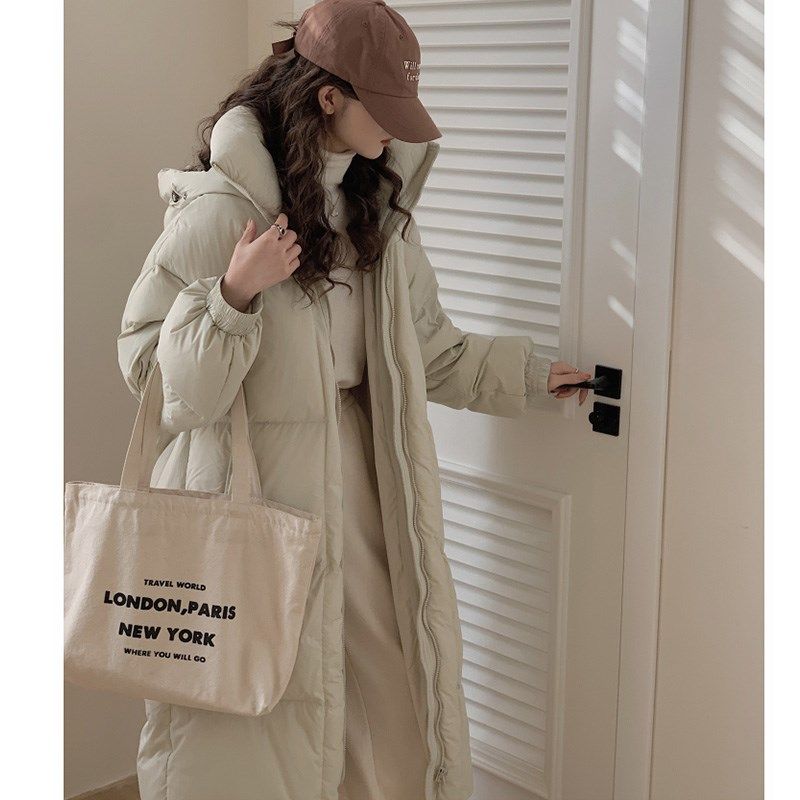 大被子米白爆款羽绒棉服女冬2024新款加厚棉衣中戏超长款宽松外套,女装/女士精品,羽绒服,淘宝优惠券,粉丝福利购,淘宝优惠卷