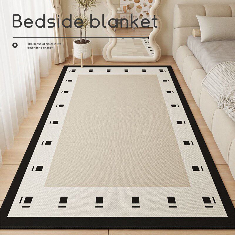 红鹤地毯 2024新款卧室地毯高级轻奢四季通用卧室飘窗垫床边加厚,居家布艺,床边毯,淘宝优惠券,粉丝福利购,淘宝优惠卷