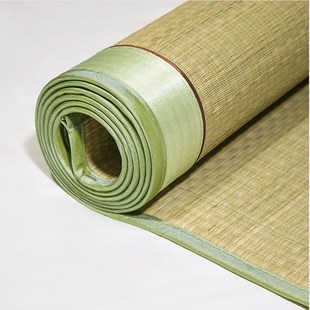 直筒不折叠草席1.8双人床芦苇席草编学生宿舍0.9m床草席垫子凉席