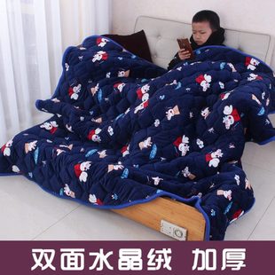 长方形家用加厚 烤火被子烤火罩电烤炉罩火桶烤火箱被子水晶绒新款