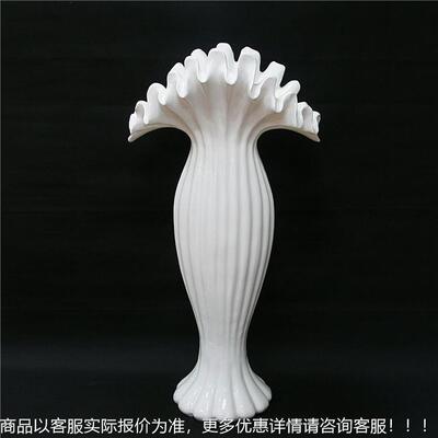 厂家供应玻璃钢摆落地大花口婚庆荷JY33035会形酒店家居所大厅设3