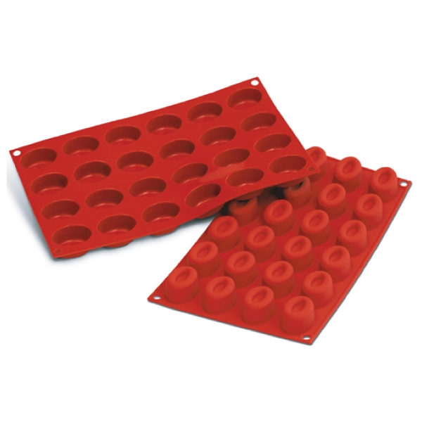 意大利SilikomartSF08324连空心椭圆蛋糕模硅胶烘焙模具