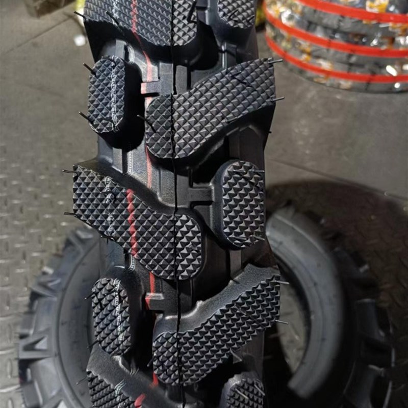 三轮车4.00-12防滑轮胎400-12山路防滑花纹载重轮胎
