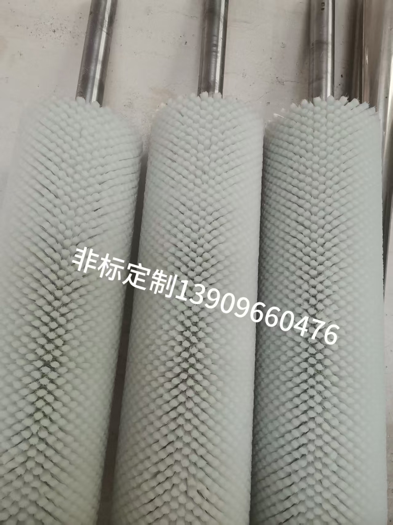 联派工业毛刷辊尼仑丝清洗刷辊机械毛刷辊猪鬃毛刷辊