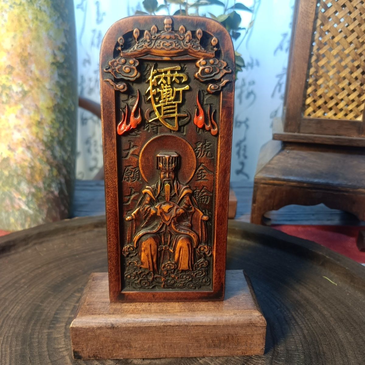 道家法器仿古色做旧雷击