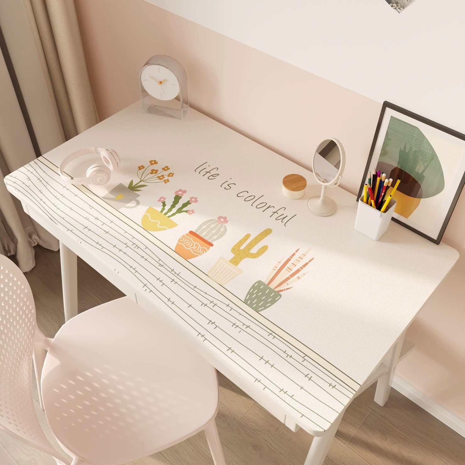 儿童书桌垫学生学习专用桌布写字台书桌桌垫梳妆台防水台面保护垫,居家布艺,桌布,淘宝优惠券,粉丝福利购,淘宝优惠卷