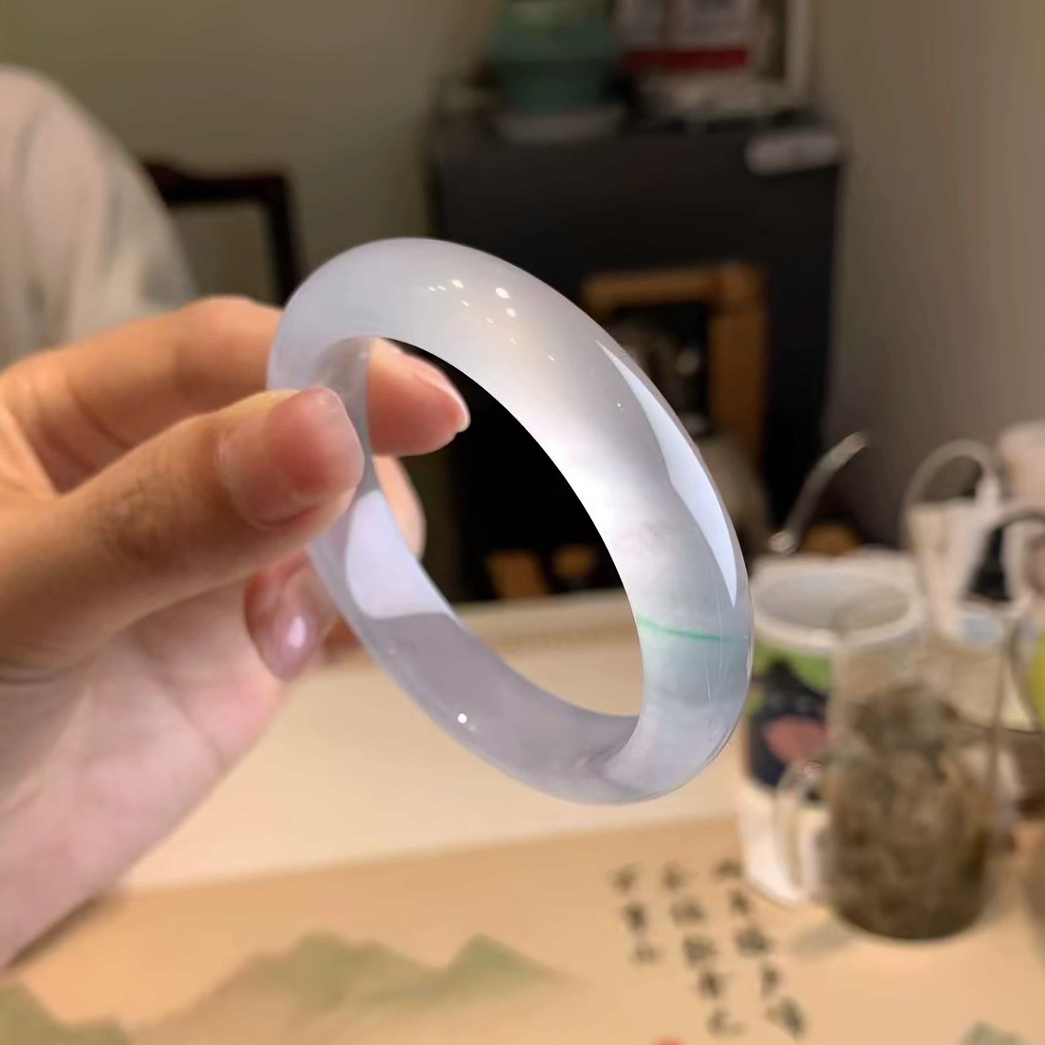 【7325人抢购中】"缟羽”玉手镯