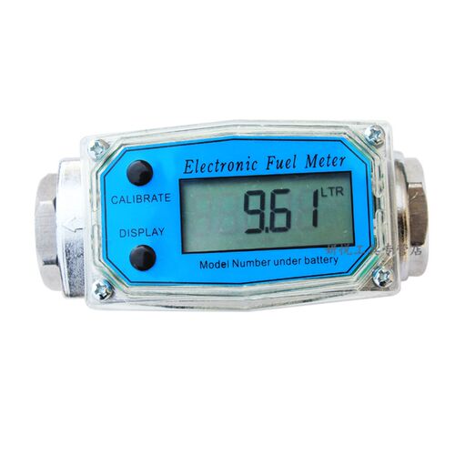 新品电子计量表流量计柴油计量涡轮液晶显示计量表数字流量计