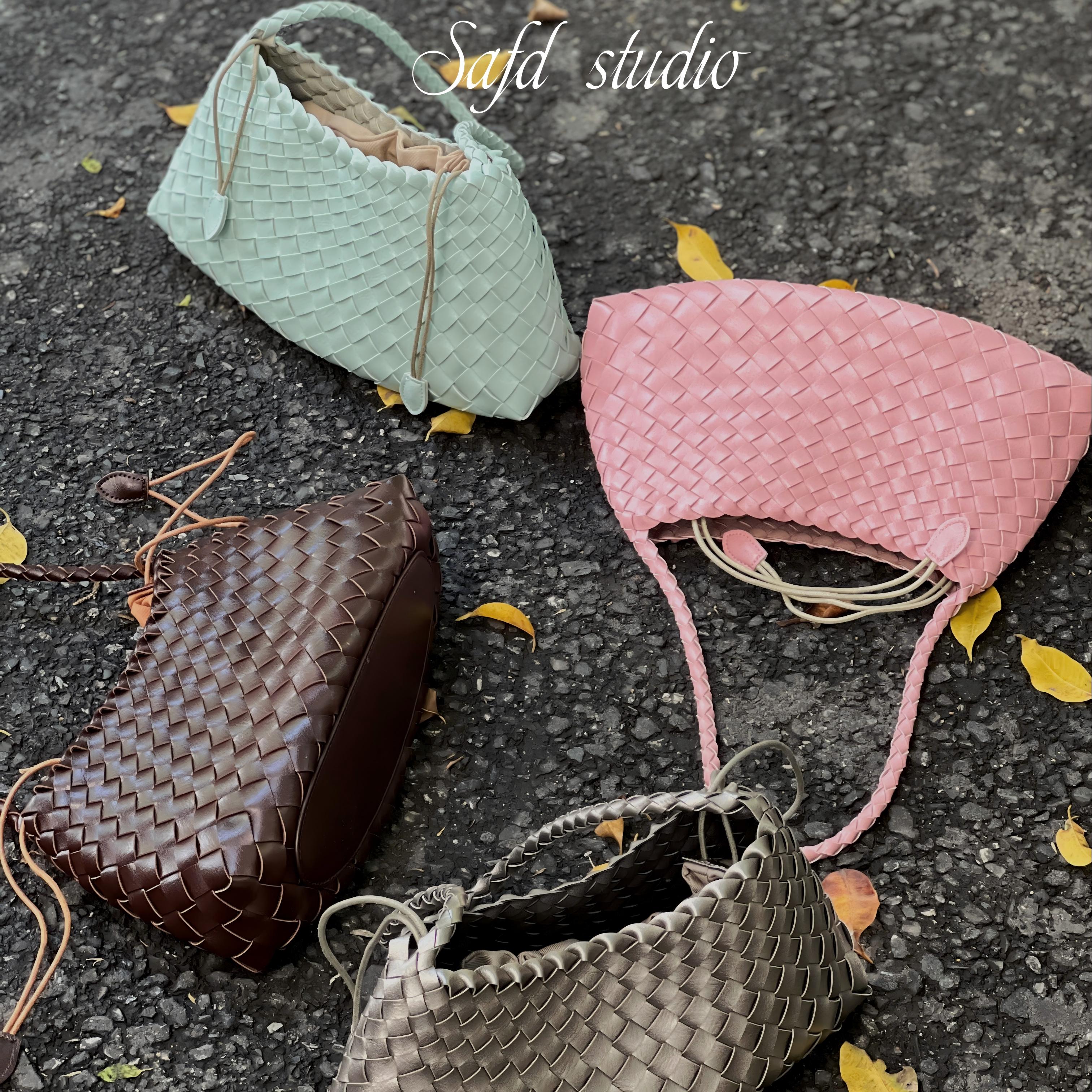 Safd AW25编织小豆糖包单肩腋下包