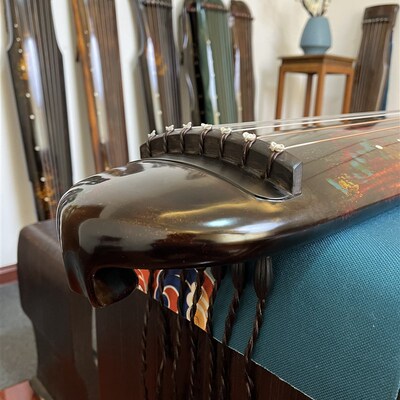 古琴专业演奏级伏羲式生漆老杉木琴初学者入门级纯手工七弦琴