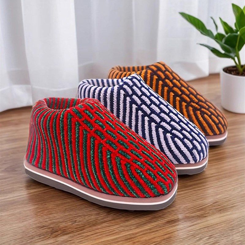 老年人冬天保暖鞋勾好的毛线拖鞋毛线鞋厚底加绒保暖高帮棉鞋加绒,居家布艺,居家棉拖/棉鞋,淘宝优惠券,粉丝福利购,淘宝优惠卷