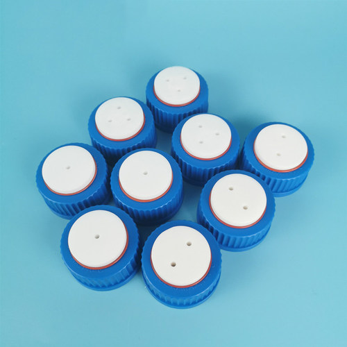 GL45流动相溶剂瓶盖 试剂瓶四氟盖 液相瓶盖 安捷伦 岛津液相 肖