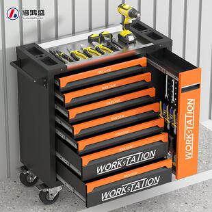 维修工具箱厂家 重型汽修工具车五金多功能移动手推车车间用抽屉式