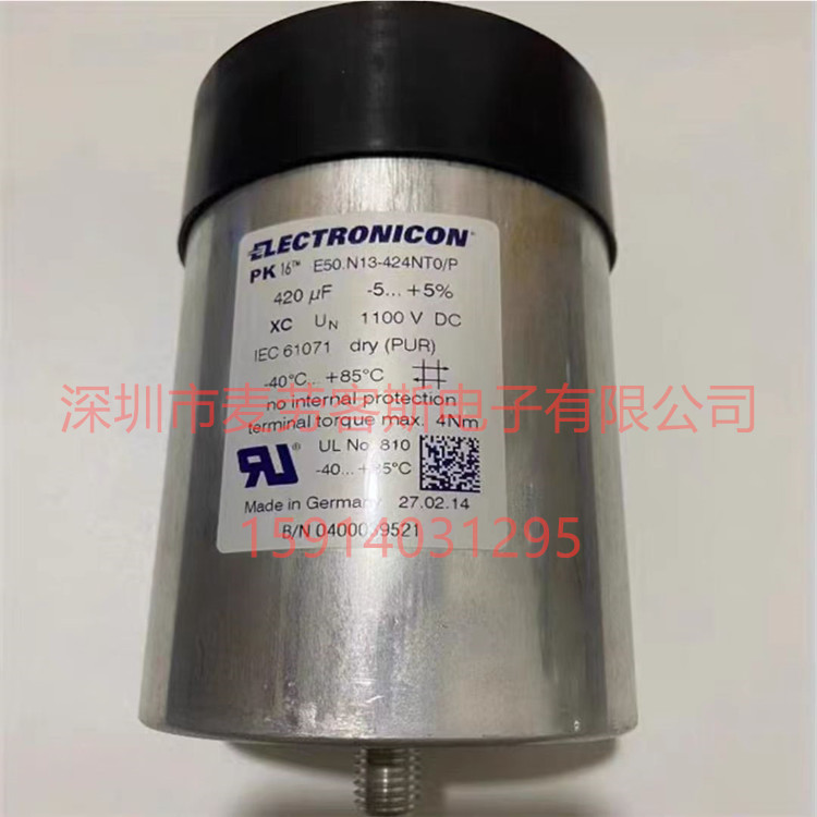 ELECTRONICON E62.C58-222E10 2.2UF 850VAC德国原装薄膜电容器