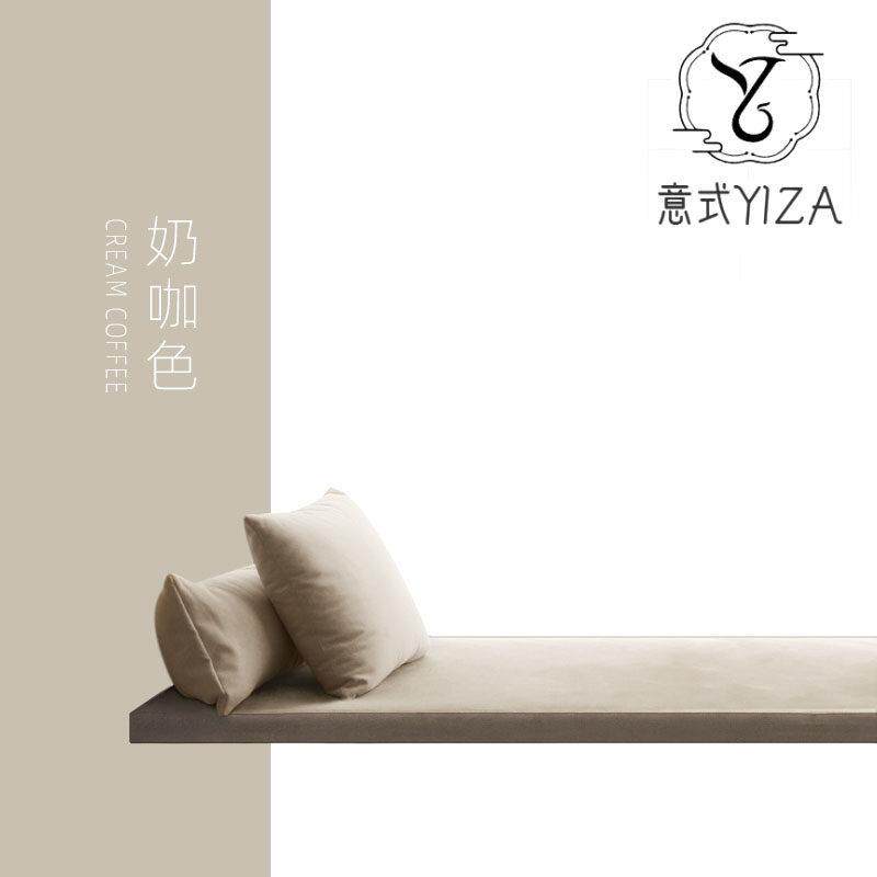 意式飘窗垫窗台垫新款简约四季阳台卧室椰棕可拆洗飘窗台坐垫定制