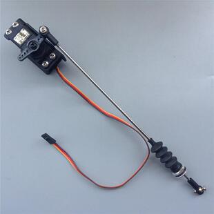 995金属舵机+金属支架+M2 M3不锈钢拉杆+球头+风琴 舵机转向套